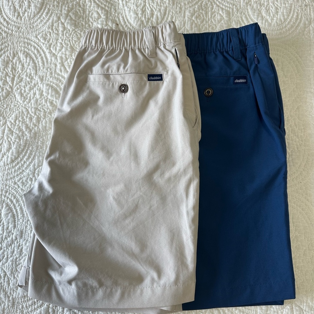 (Lot of 2)Chubbies Everywear Shorts 8” size Small S